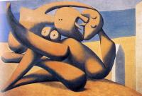 Picasso, Pablo - figures by the sea